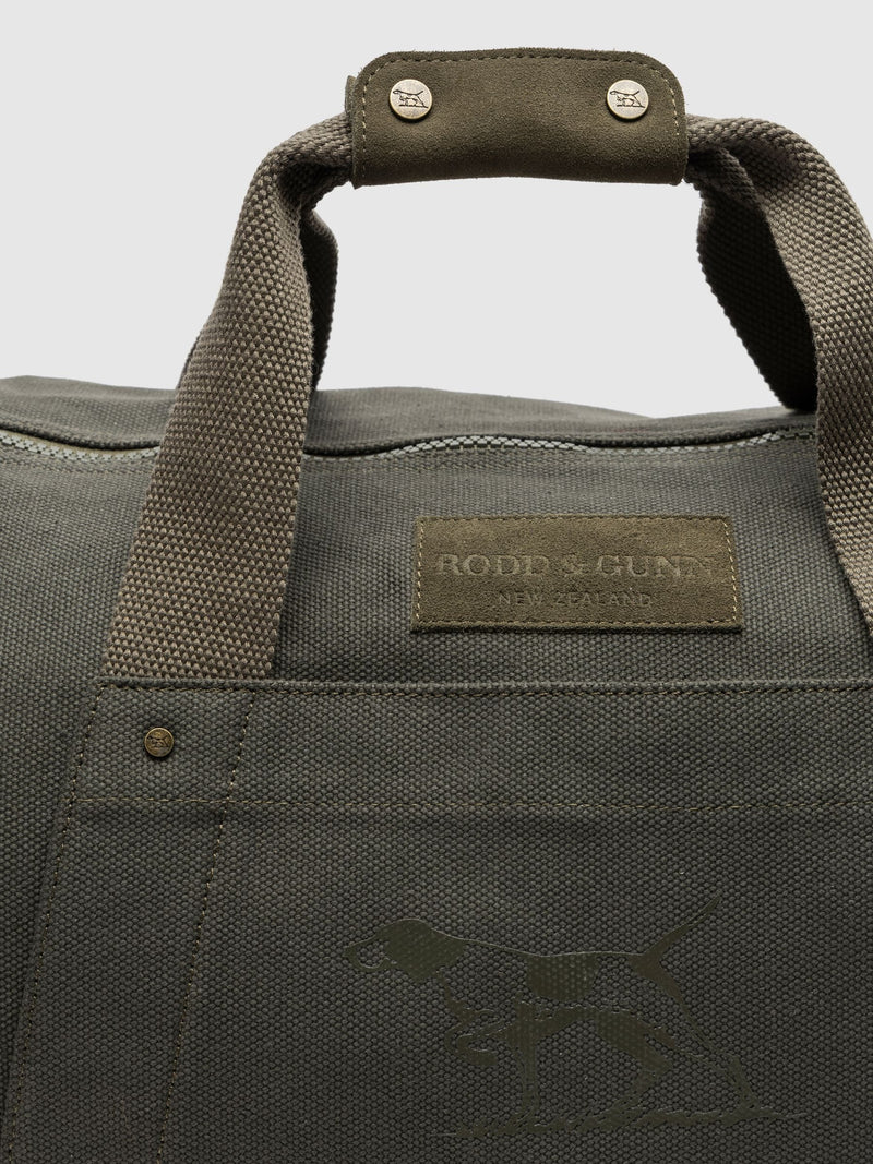 Rodd & Gunn green duffle bag 58cm, imported from the UK