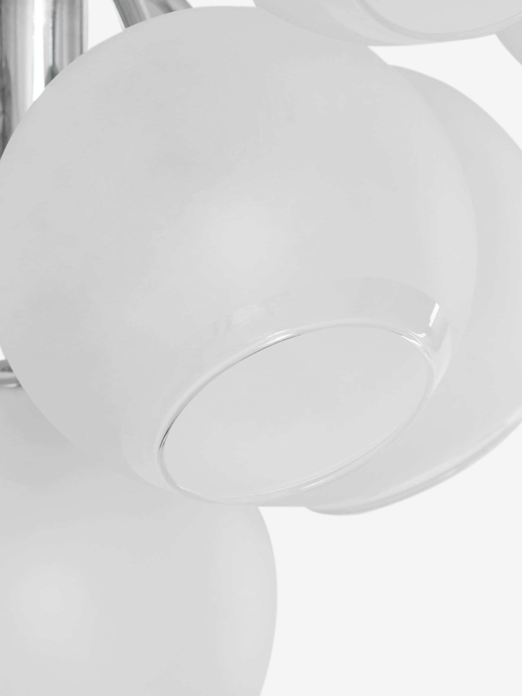 Spare glass for T33929 chandelier White Vetro 13.5cm x 15cm, UK version