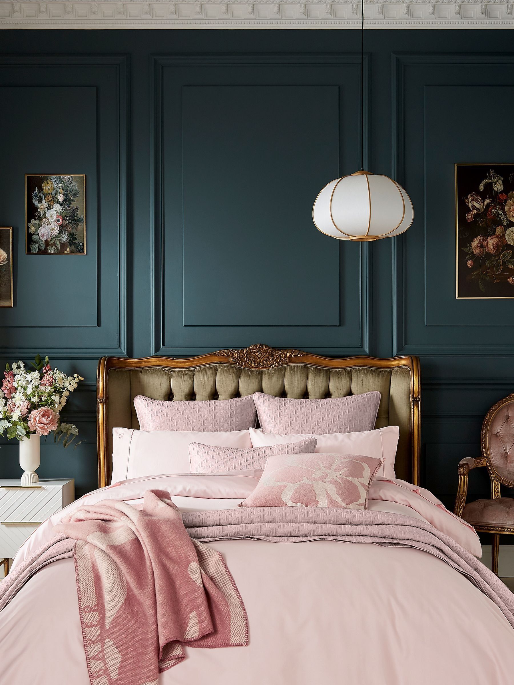 Ted Baker pink fitted sheet (British brand)