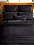 Ted Baker black 250 thread count cotton pillowcase British product