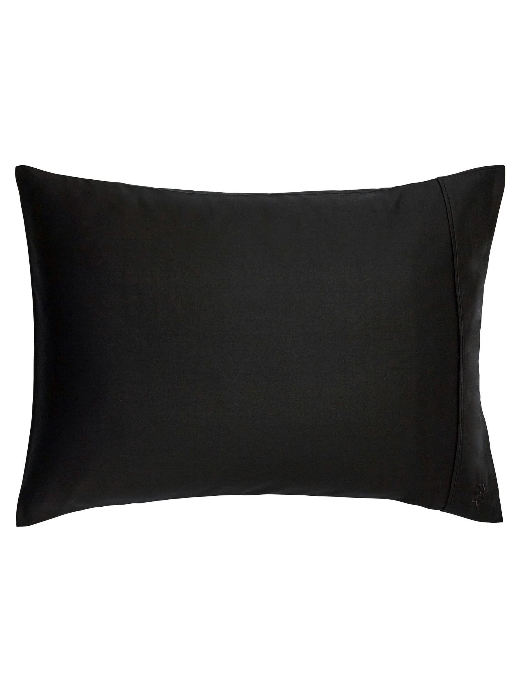Ted Baker black 250 thread count cotton pillowcase British product