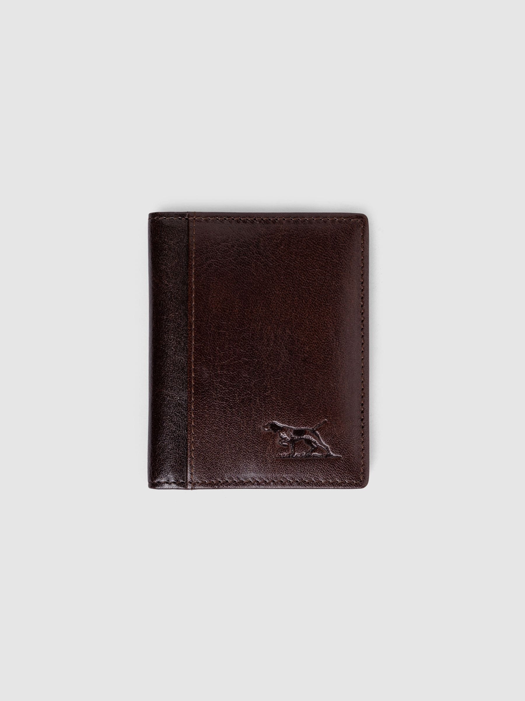 Rodd & Gunn Chocolate Brown Walton card holder, imported from the UK
