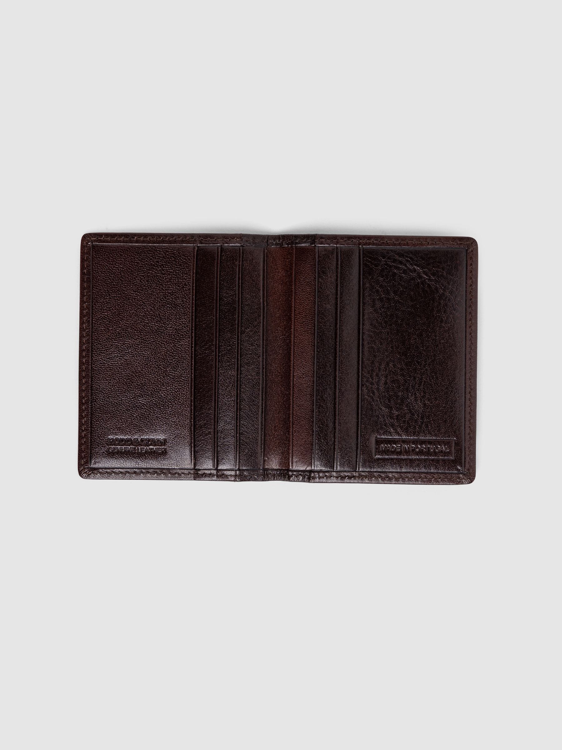 Rodd & Gunn Chocolate Brown Walton card holder, imported from the UK