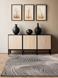 Asiatic Rugs Black Mason Magnitude polyester rug (British brand)