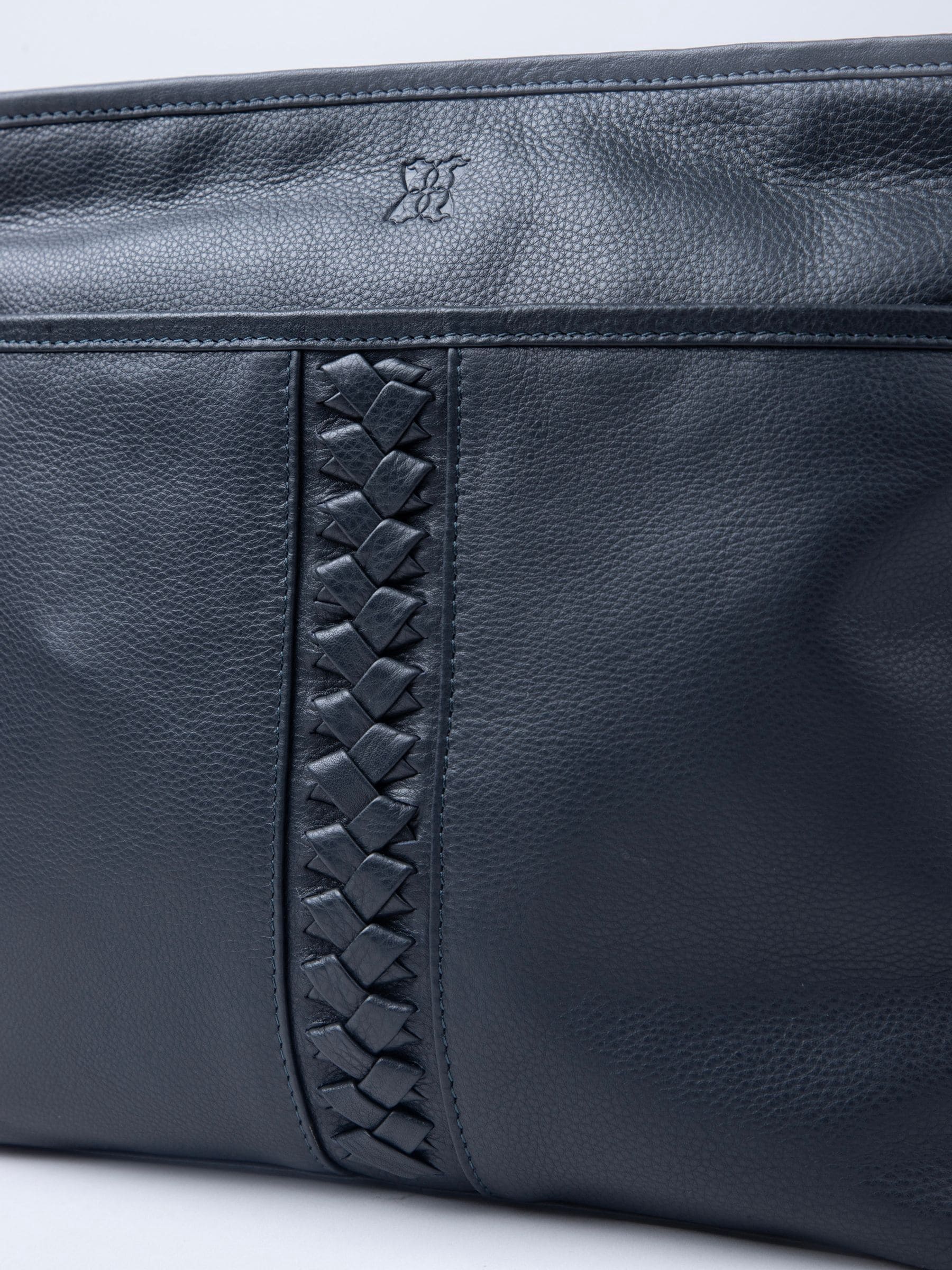 Lakeland Leather Navy Farlam cross-body bag (British brand)