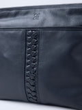 Lakeland Leather Navy Farlam cross-body bag (British brand)