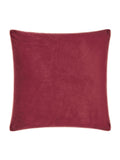 Furn Burgundy/Slipper Meridian Velvet 55 x 55cm Cushion Cover