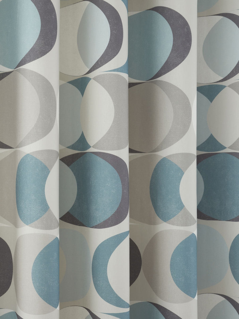 Fusion Duck Egg Sander eyelet curtains 229x183cm (British brand)