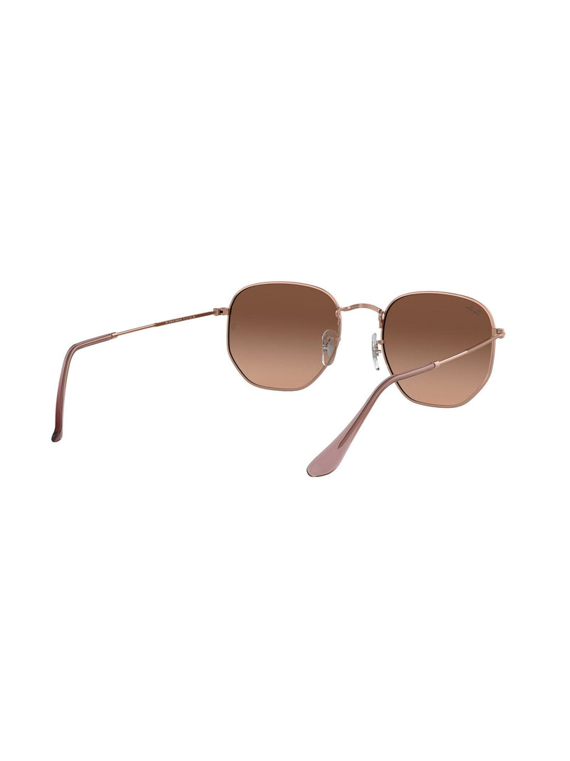 نظارات شمسية سداسية العدسات المتدرجة من Ray-Ban متوسطة، مستوردة من المملكة المتحدة