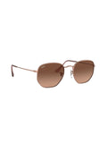 نظارات شمسية سداسية العدسات المتدرجة من Ray-Ban متوسطة، مستوردة من المملكة المتحدة
