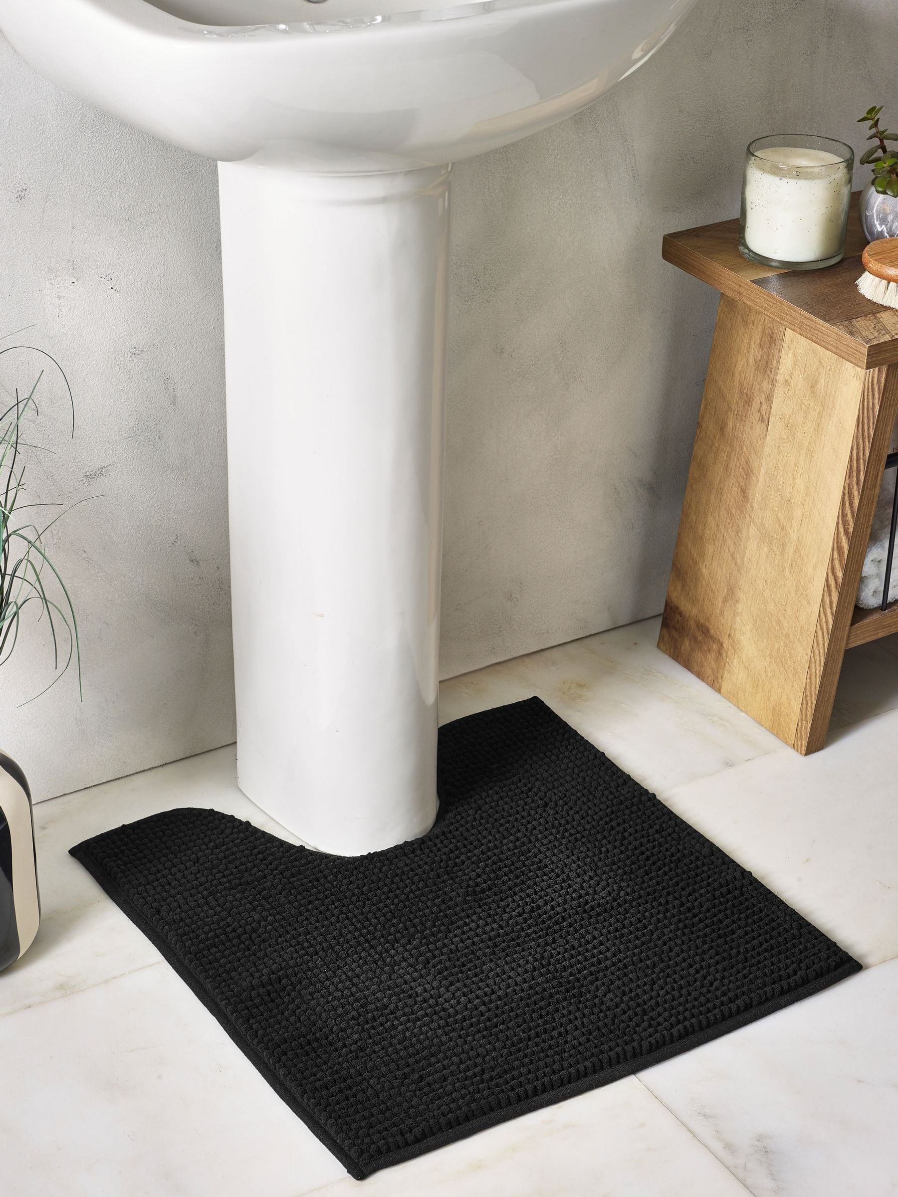 Sage Green Bobble Bath Mat