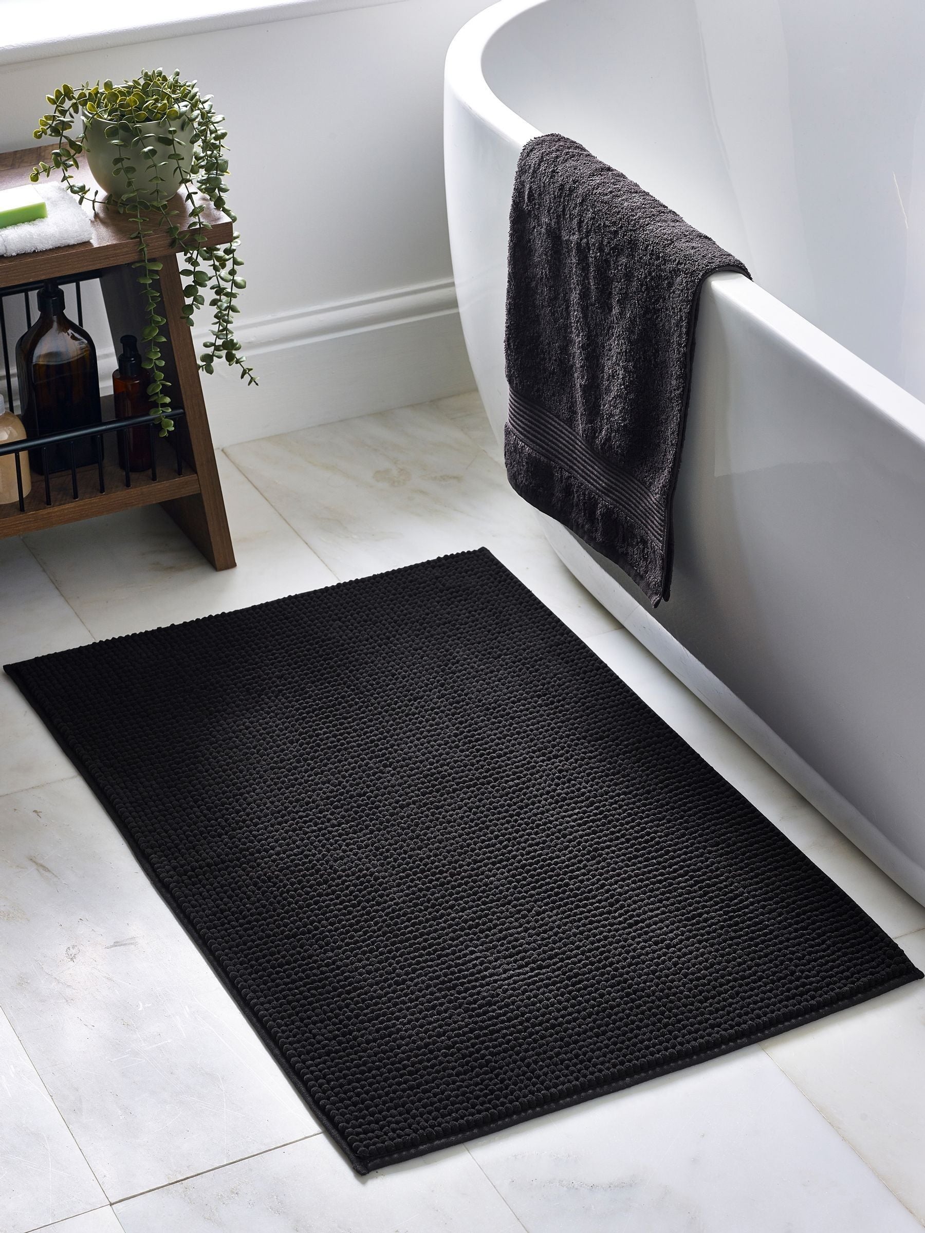 Sage Green Bobble Bath Mat