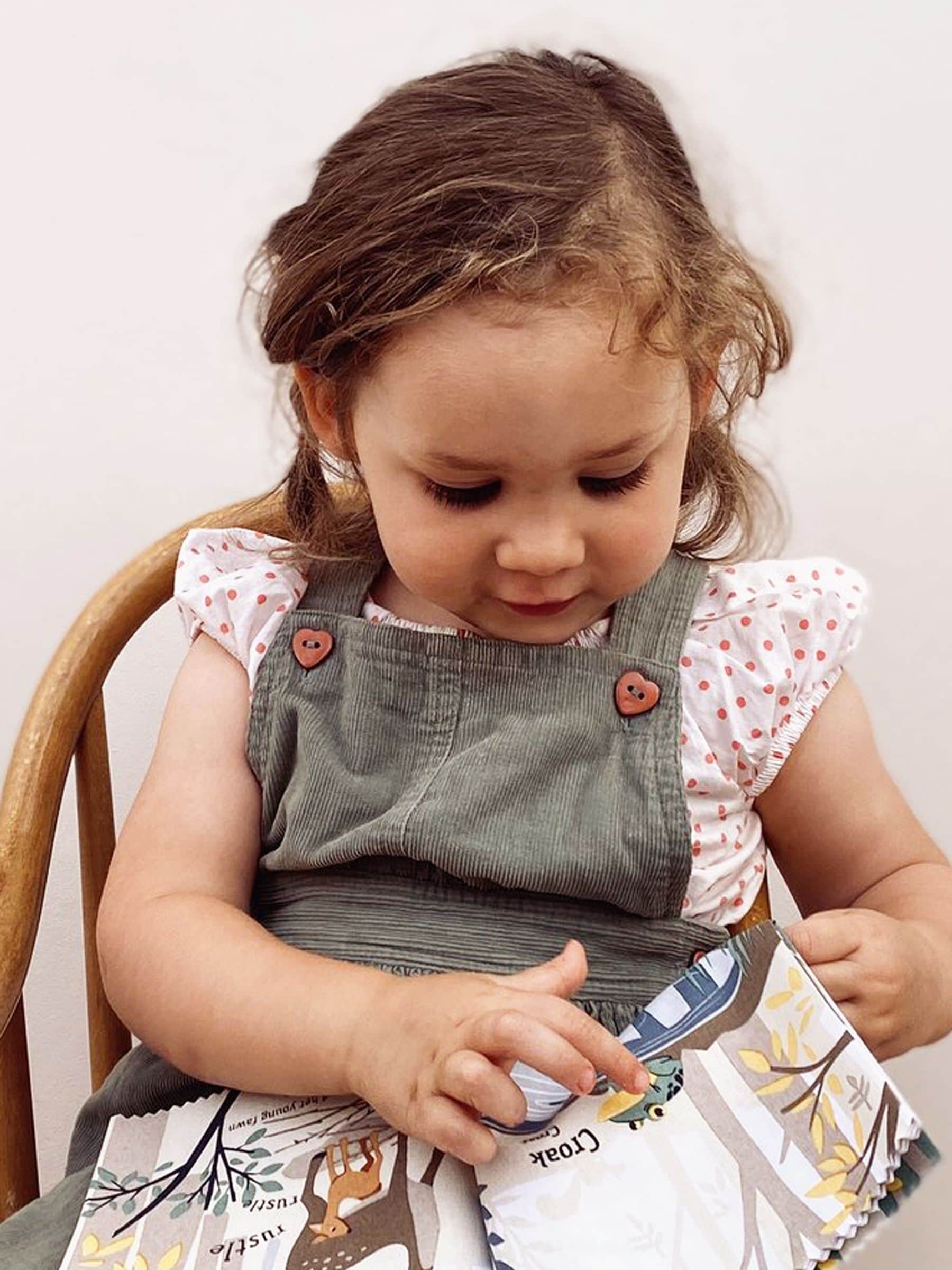 Babyblooms personalised rag book and bunny gift set, British brand