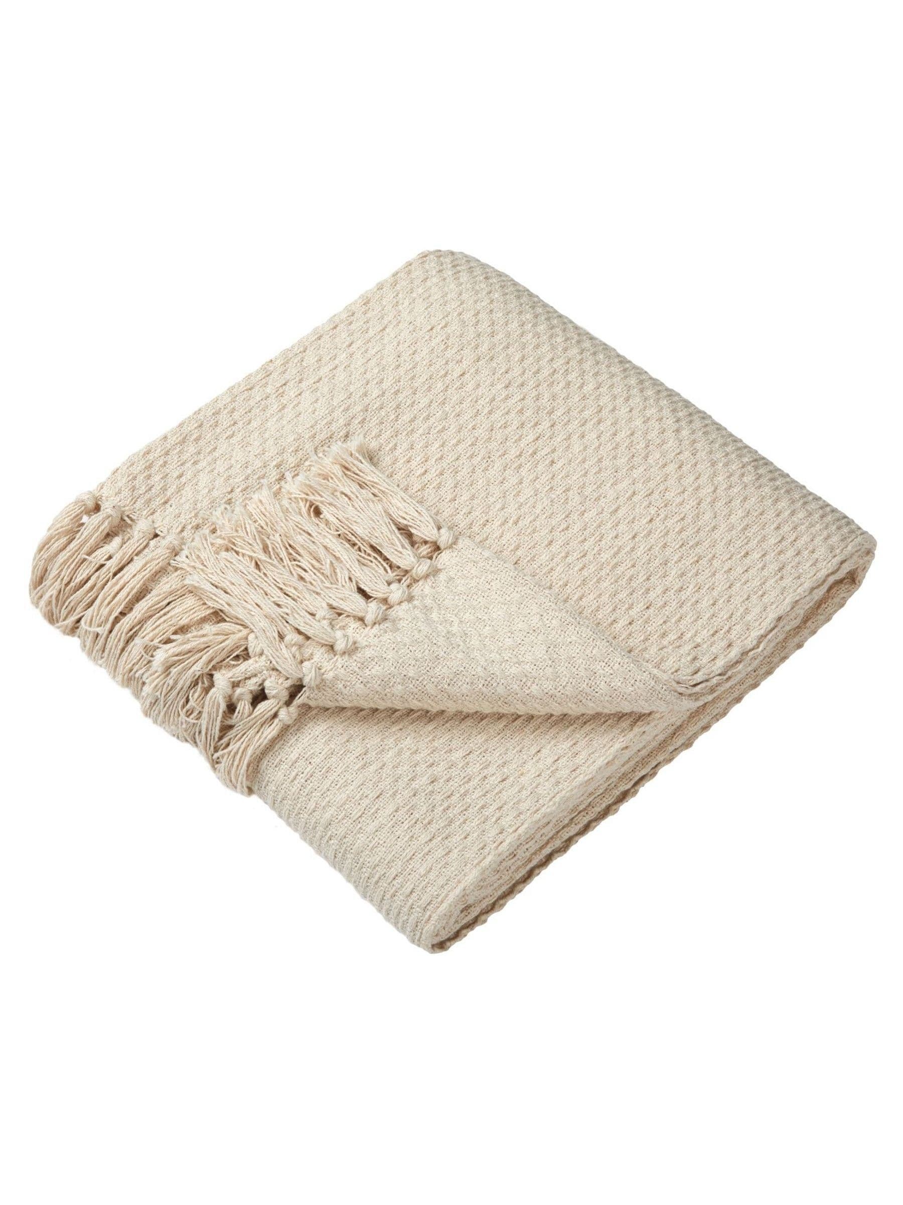 Drift Home cream Hayden bedspread 200x200cm (British brand)