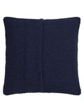 Drift Home blue basket weave cushion 43cm, imported from the UK