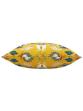 furn. Yellow Folk Flora outdoor cushion 43x43, UK version