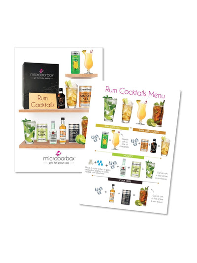 MicroBarBox Romcocktail Gavesett