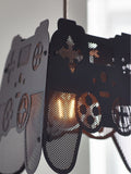 Next black metal game controller lamp shade, imported from the UK