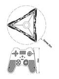 Next black metal game controller lamp shade, imported from the UK