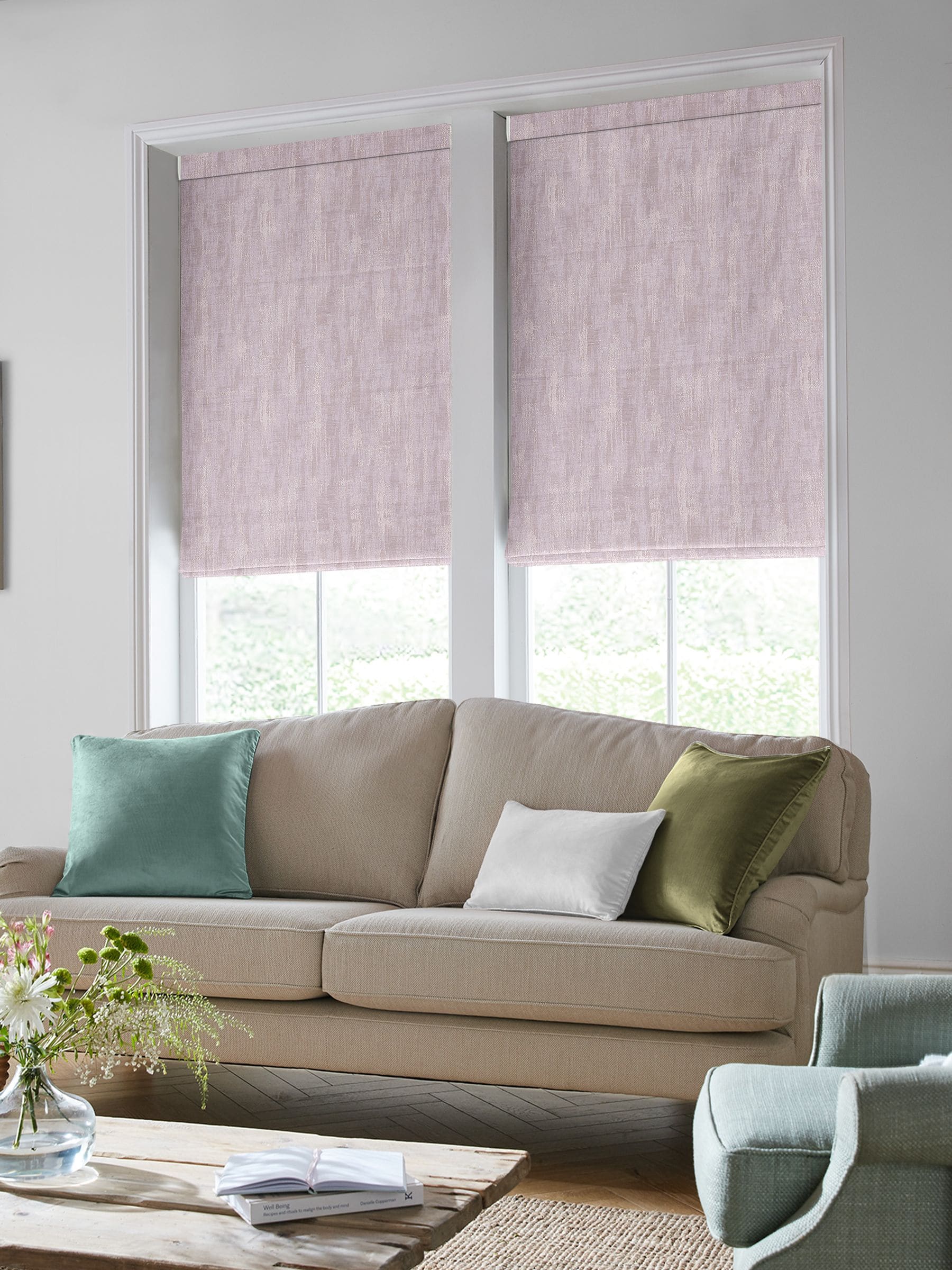 Laura Ashley Mulberry Whinfell roman blind, UK version
