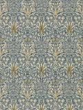Morris & Co. wallpaper Blue Snakeshead design, imported from the UK