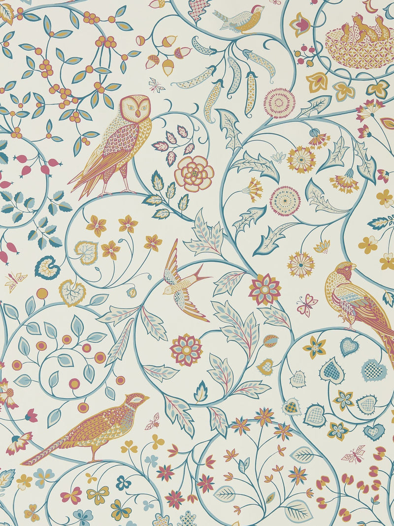 Morris & Co. Blue Newill wallpaper, UK version