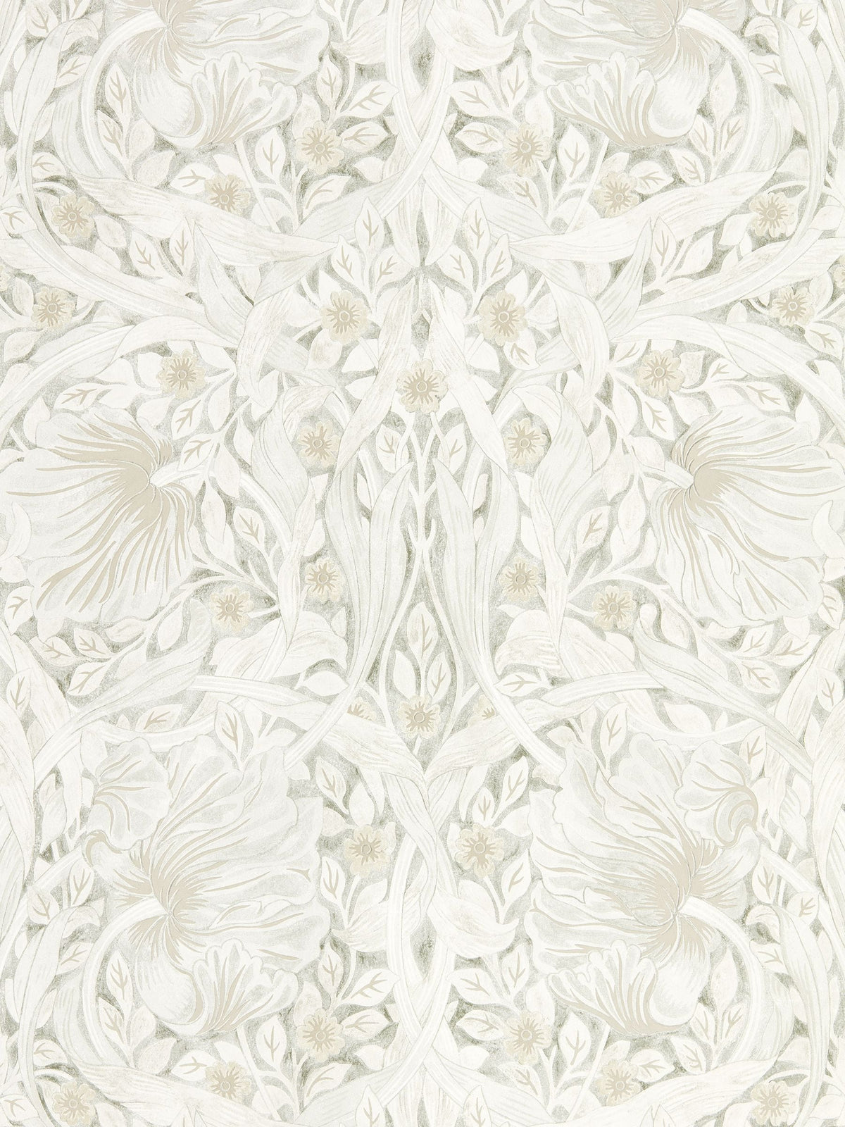 Morris & Co Grey Pure Pimpernel wallpaper, UK version