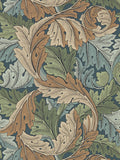 Morris & Co Blue Acanthus wallpaper roll, UK version