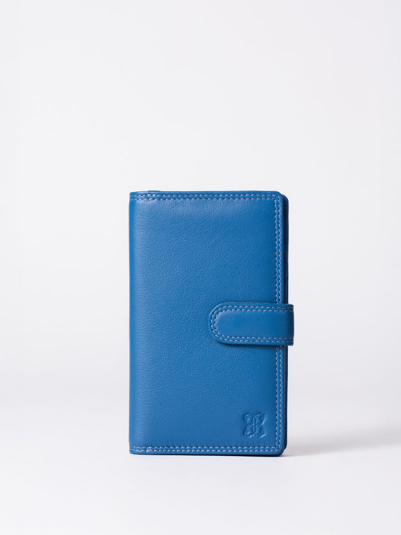 Lakeland Leather Black Medium Tab Purse
