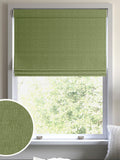 Paso roman blind apple green textured woven (British brand)
