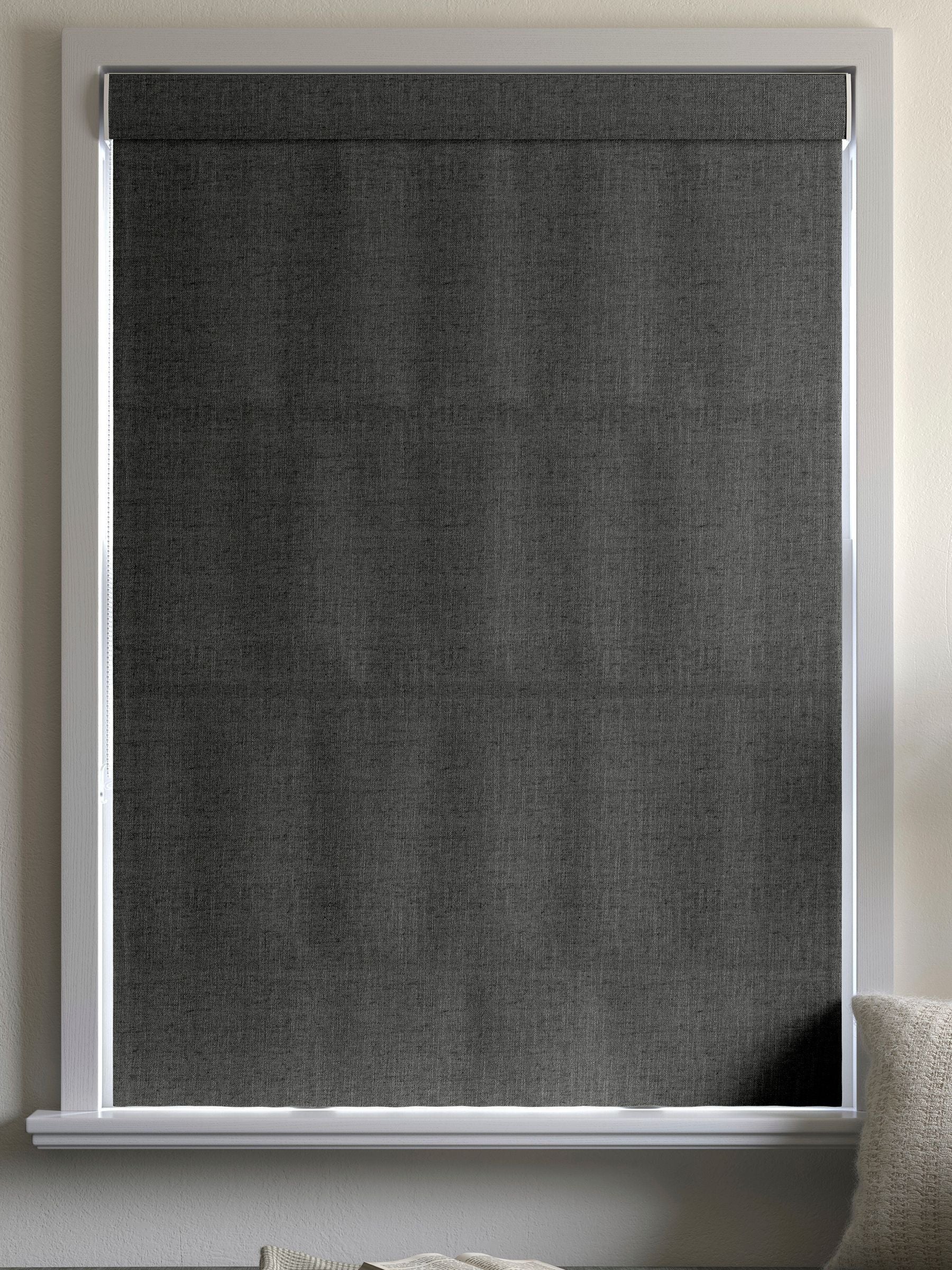 Paso made to measure Roman blinds ash grey - British product