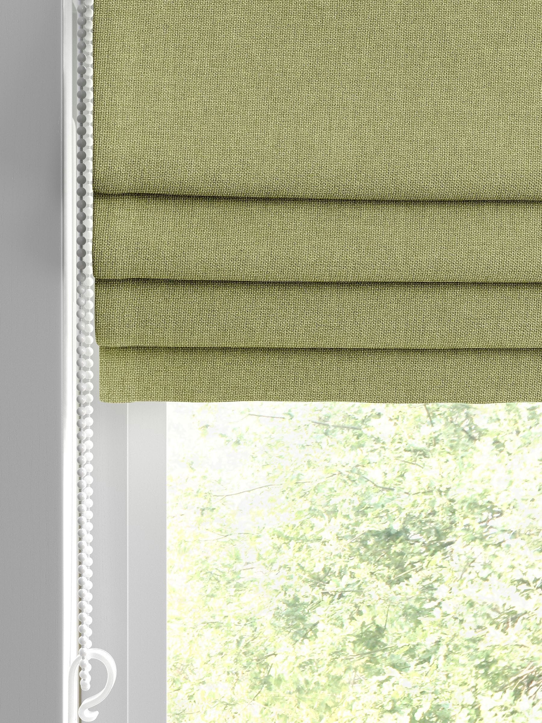 Harvi Apple Green made to measure Roman blinds (British brand)