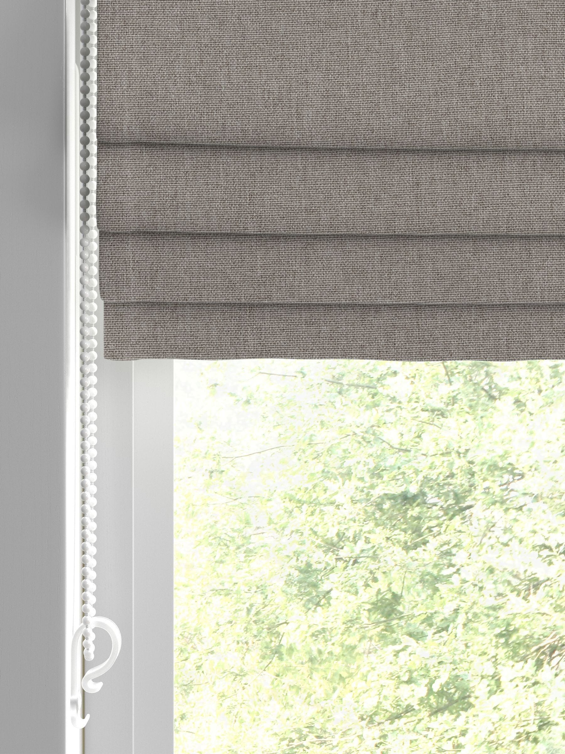 Harvi Otter Brown made to measure roman blind, UK version