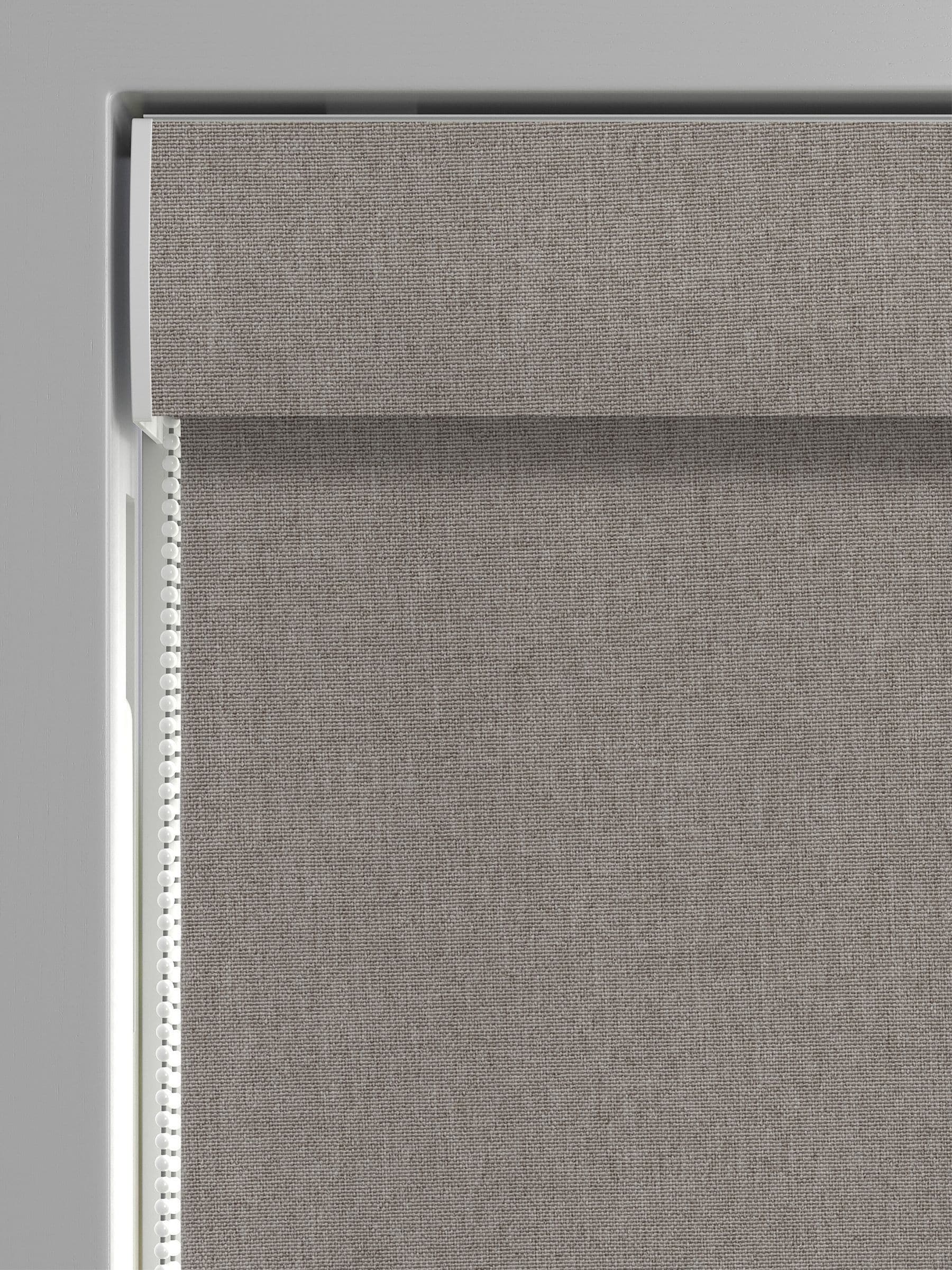 Harvi Otter Brown made to measure roman blind, UK version