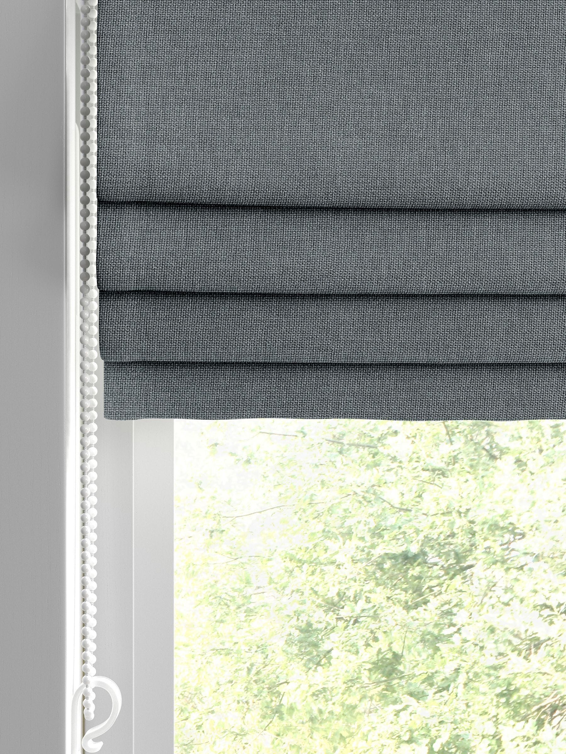 Harvi roman blind made to measure slate grey (British brand)