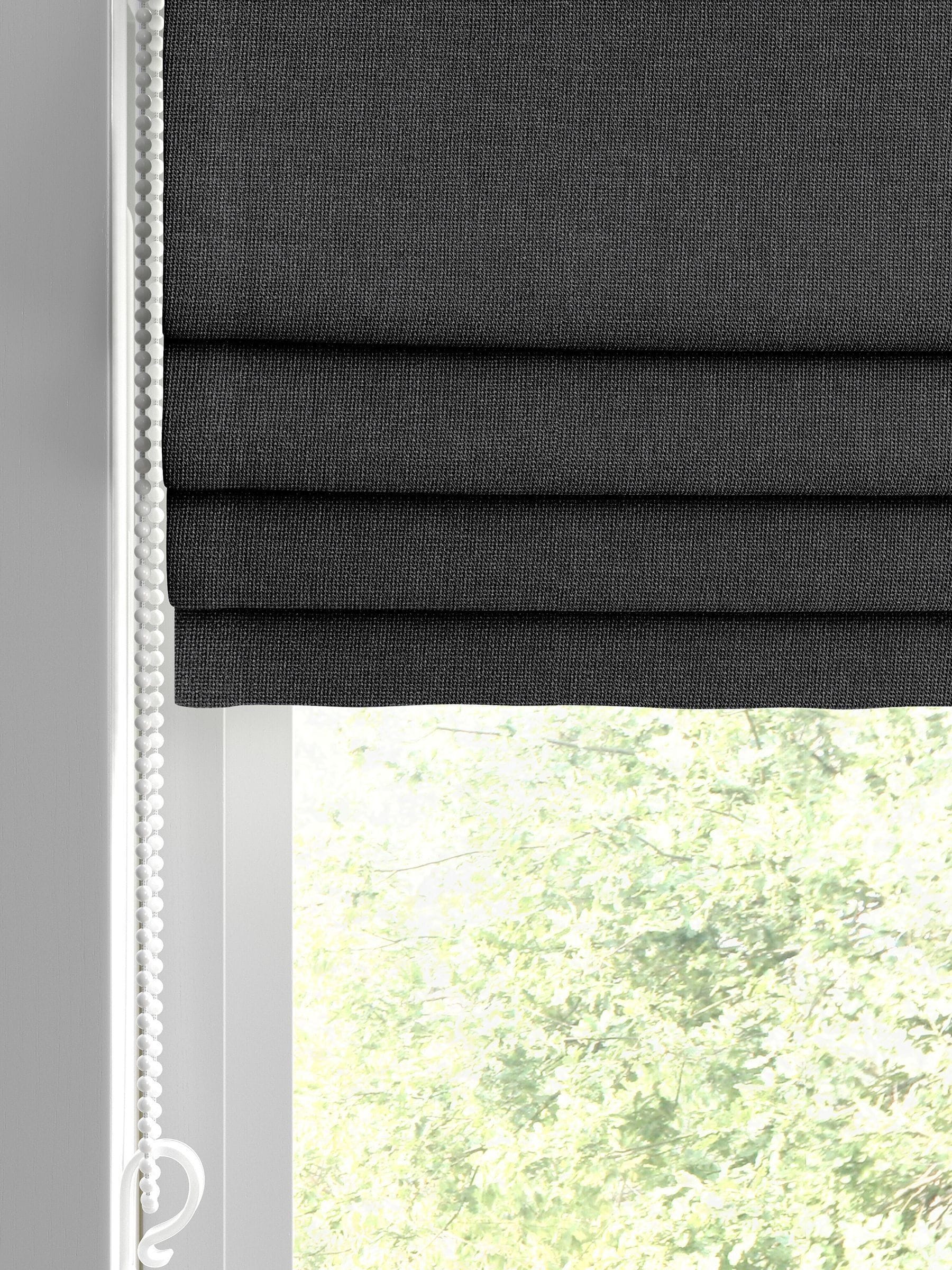 Harvi Roman blinds Smoke Grey made to measure - British product