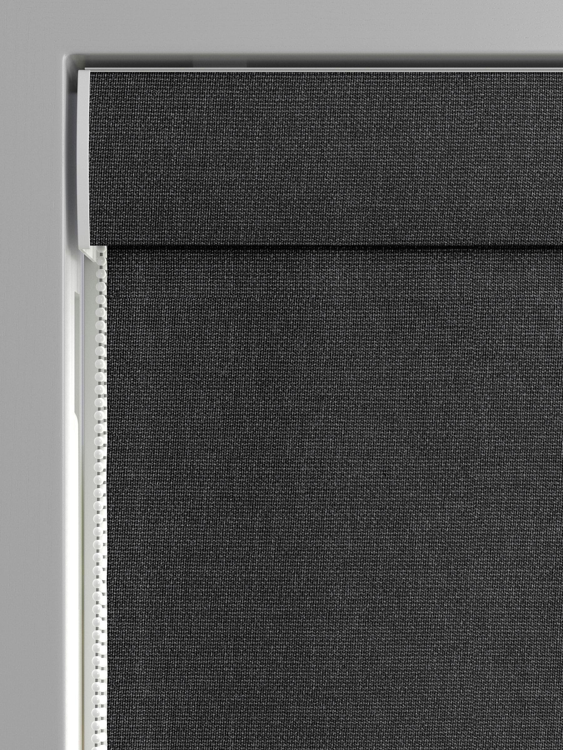 Harvi Roman blinds Smoke Grey made to measure - British product