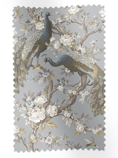 Next Laura Ashley Blue Belvedere Velvet Fabric By The Metre- Buy online at McGrocer
