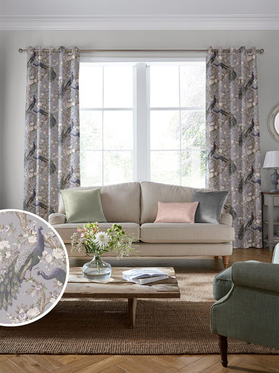 Next Laura Ashley Purple Belvedere Velvet Fabric By the Metre- Buy online at McGrocer