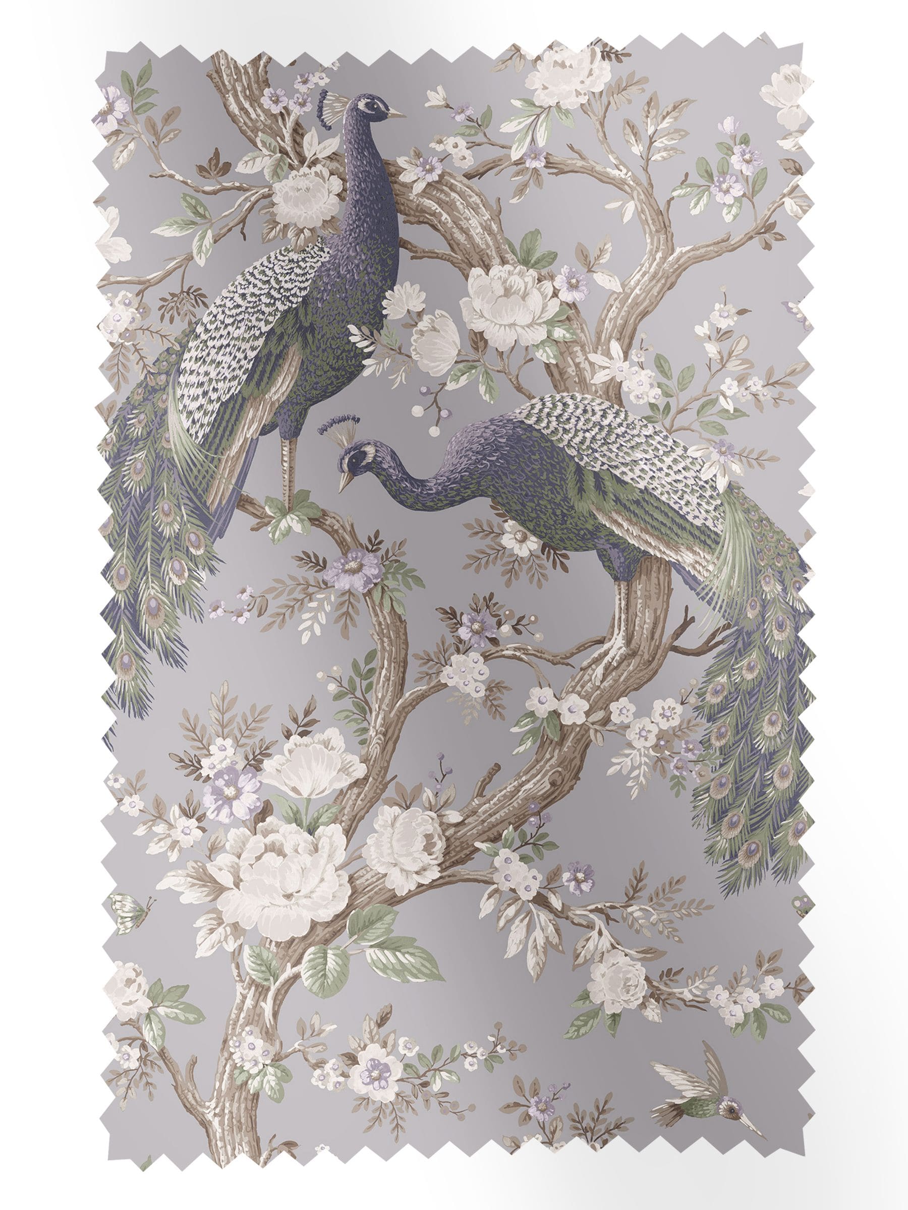 Laura Ashley purple Belvedere velvet fabric by the metre (British brand)
