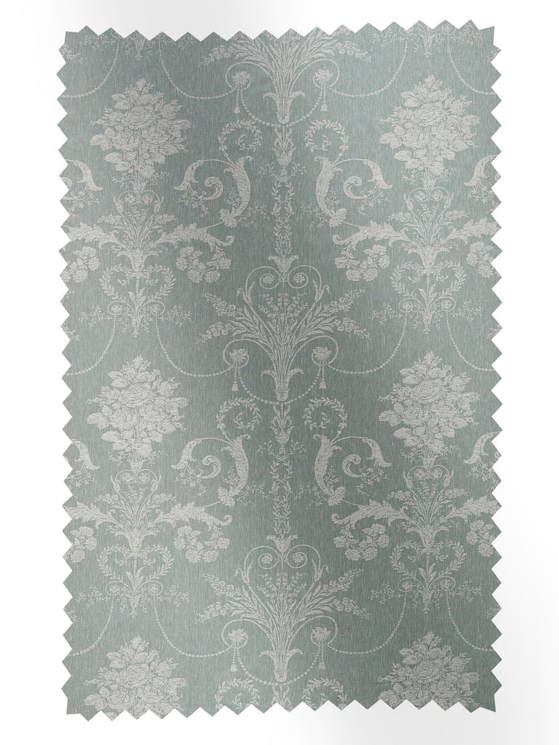 Laura Ashley Green Josette woven fabric by the metre, UK version