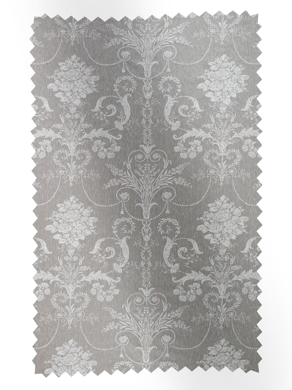 Laura Ashley steel grey Josette woven fabric by the metre, imported from the UK