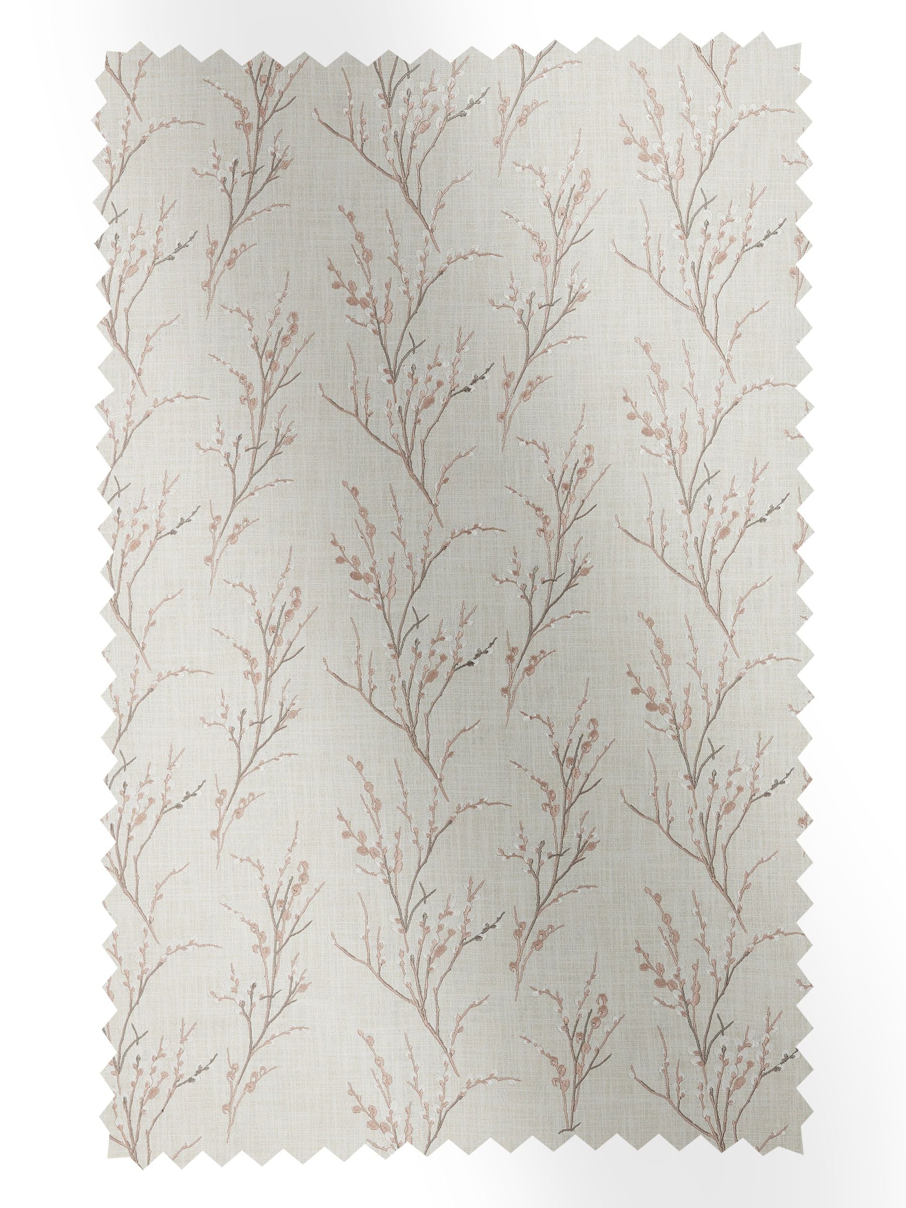Laura Ashley blush pink embroidery fabric by the metre - British product