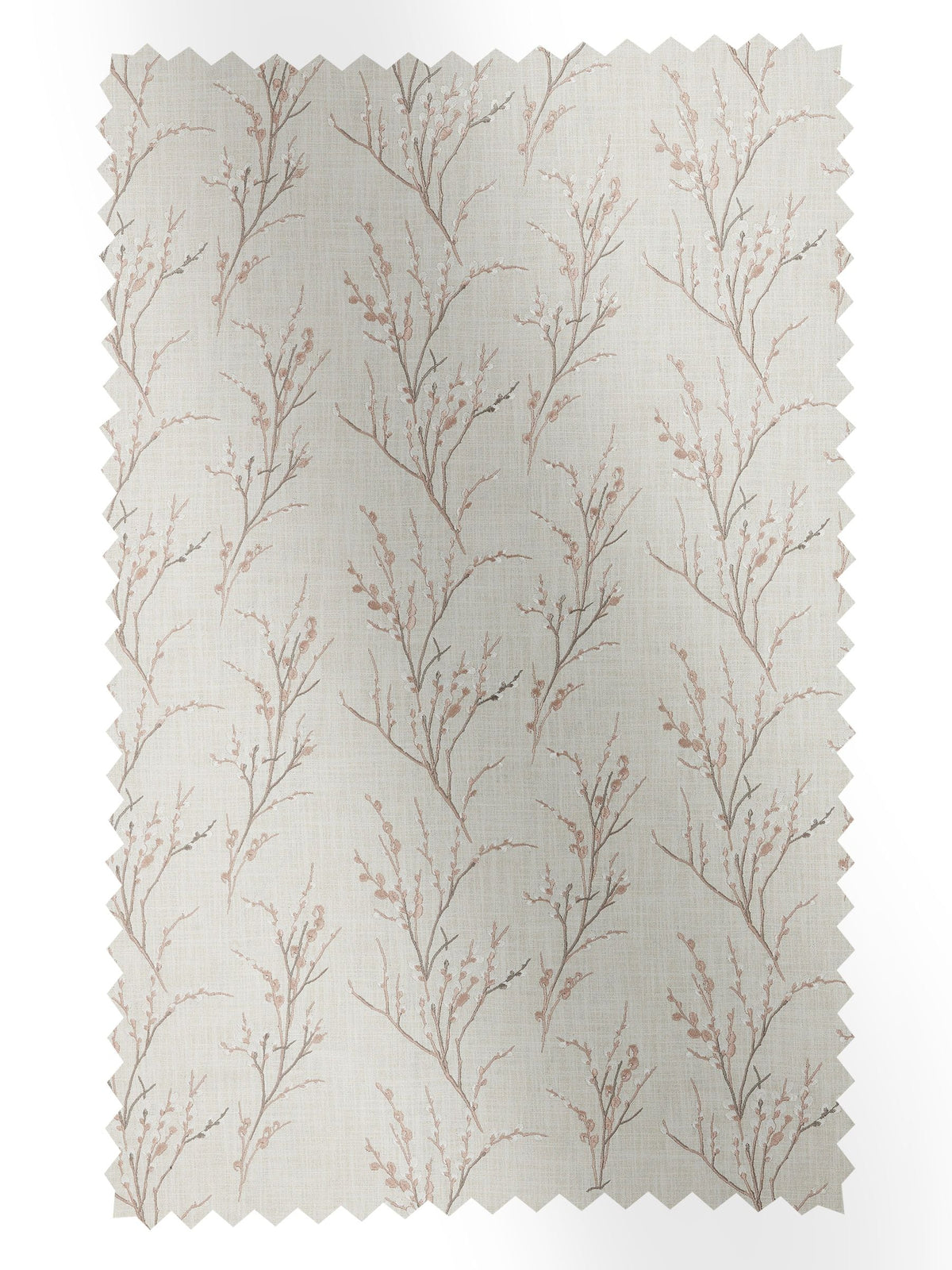 Laura Ashley blush pink embroidery fabric by the metre - British product