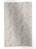 Laura Ashley steel grey pussy willow embroidery fabric, British brand