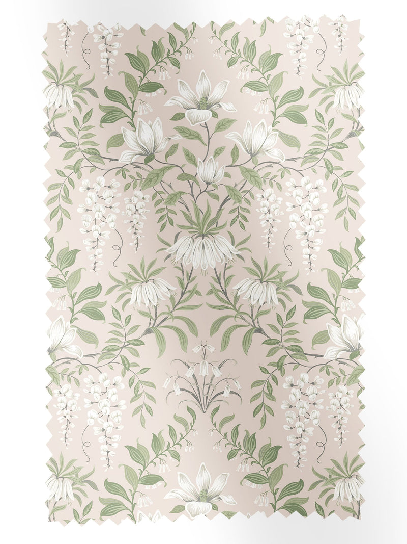 Laura Ashley Parterre blush pink cotton fabric (British brand)