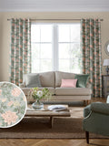 Laura Ashley blush pink tapestry fabric, imported from the UK