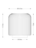 Smoke Grey Evie Battery Operated Ambient Lamp