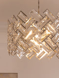 Next Clear Wentworth Easy Fit pendant lamp shade, imported from the UK