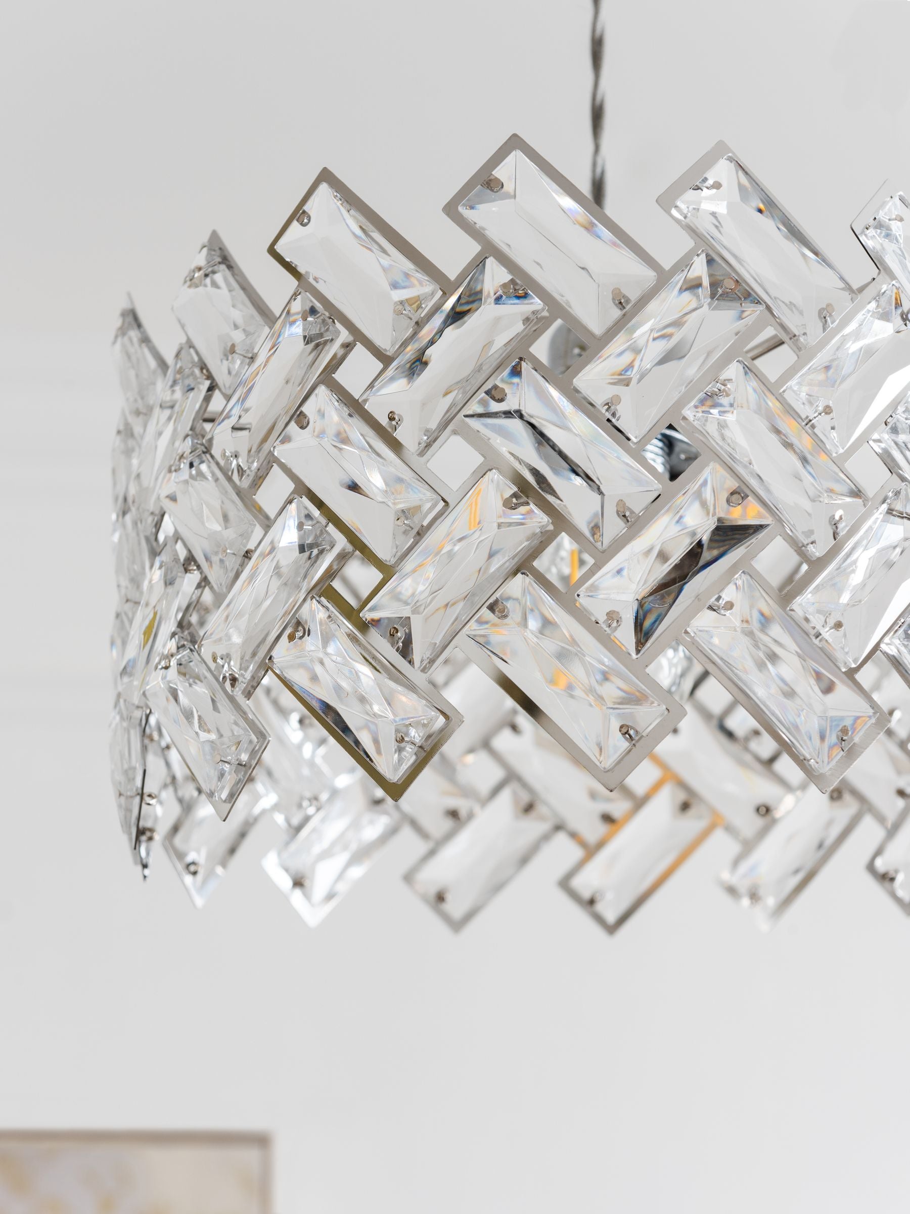 Next Clear Wentworth Easy Fit pendant lamp shade, imported from the UK
